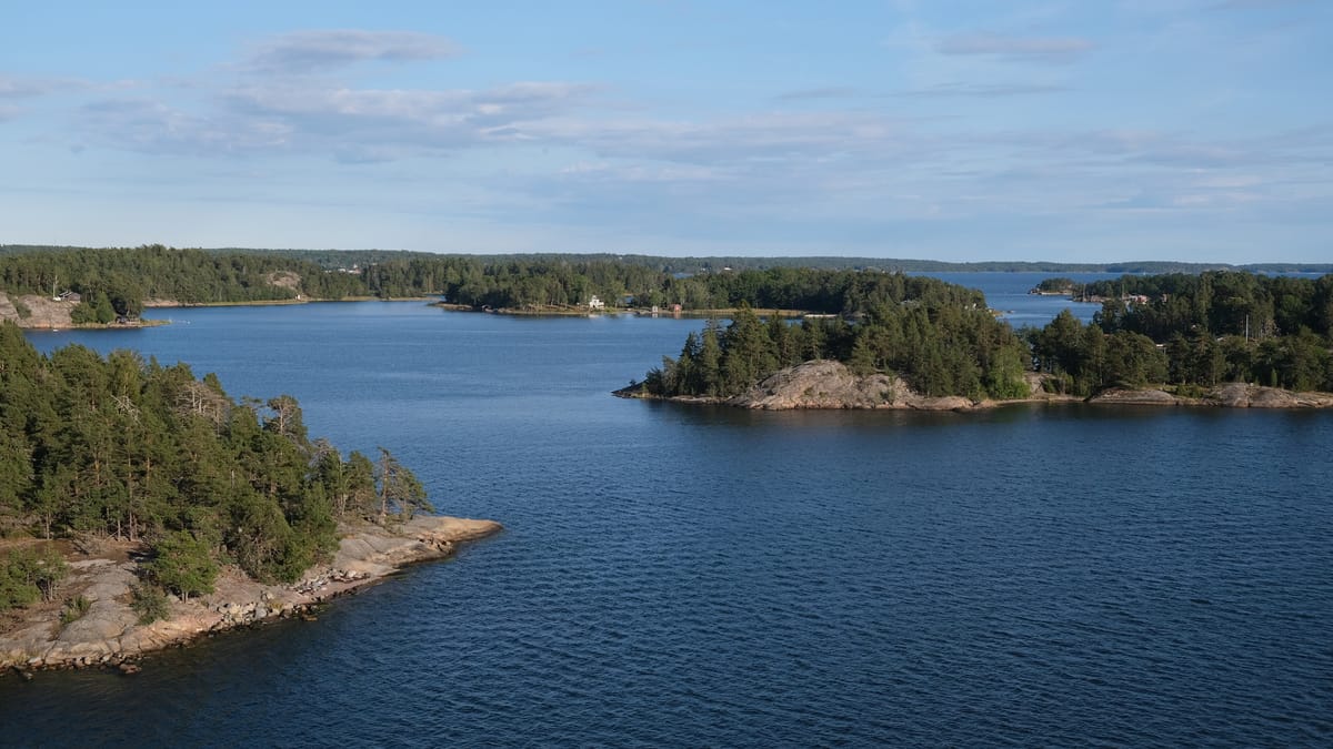 Stockholm, zweiter Tag - Auf dem Wasser in die Stadt