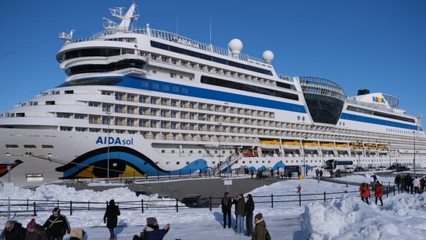 Erster Schnee in Bodø